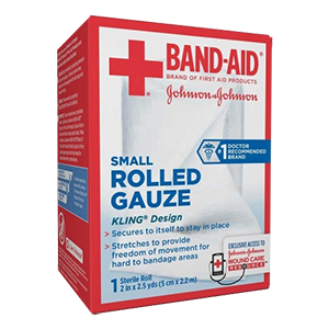 FIRST AID ROLLED GAUZE 2"