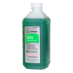 ISOPROPYL ALCOHOL GREEN 50 %  12/16 oz