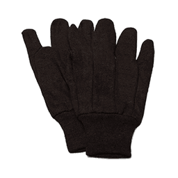 Brown Jersey - BROWN COTTON GLOVE - Home & Kitchen