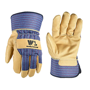 GLOVES LEATHER PALM WORK