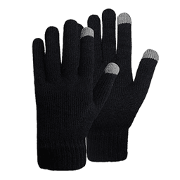 Therma - GLOVES THERMA KNIT BLACK - Home & Kitchen