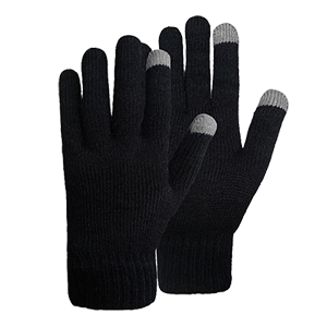 GLOVES THERMA KNIT BLACK