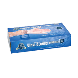 POWDERED VINYL GLOVES X-LARGE 100 ct - Home & Kitchen