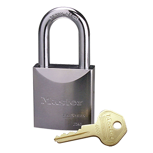 LOCK WITH KEYS 39MM 4 ct