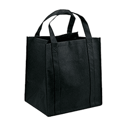 SHOPPING BAG BLACK 1000 ct - Home & Kitchen