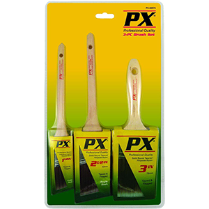 POLY BRUSH SET SOFT 3 ct