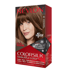 COLORSILK HAIR COLOR 43 MEDIUM GOLDEN BROWN image