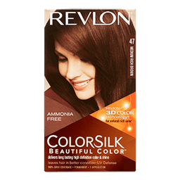 Revlon - COLORSILK HAIR COLOR 47 MEDIUM RICH BROWN - Hair