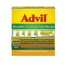 Advil - ALLERGY & CONGESTION TABLETS RELIEF 50/1 ct - Medicine