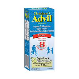 Advil - CHILDREN'S SUSPENSION DYE FREE 4 oz - Medicine