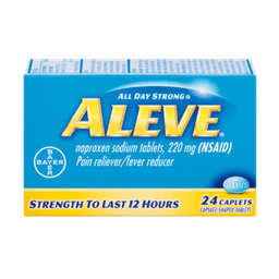 Aleve - PAIN RELIEVER & FEVER REDUCER CAPLETS 24 ct - Medicine