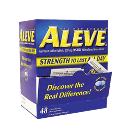 Aleve - PAIN RELIEVER & FEVER REDUCER  CAPLET 48/1 CT - Medicine