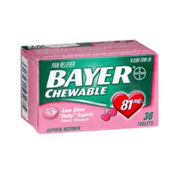 Bayer - CHILDRENS TABLETS CHERRY 81mg 36 ct - Medicine