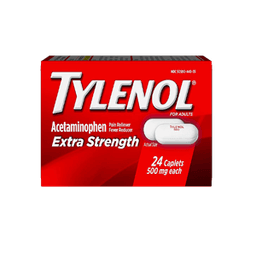 Tylenol - PAIN RELIEF EXTRA STRENGTH ACETAMINOPHEN CAPLETS 24ct - Medicine