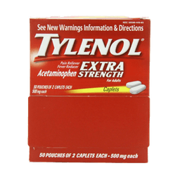 Tylenol - ACETAMINOPHEN EXTRA STRENGTH CAPLETS 50/2 ct - Medicine