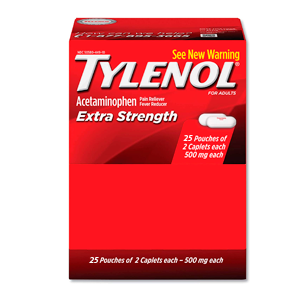 ACETAMINOPHEN EXTRA STRENGTH CAPLETS 20/2 ct