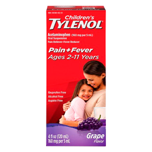 CHILDREN ACETAMINOPHEN LIQUID GRAPE 4oz