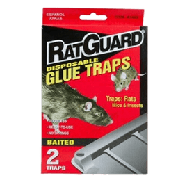 Ratguard - GLUE TRAPS  LARGE 2 ct - Home & Kitchen