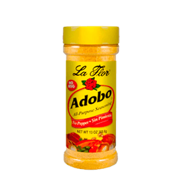 La Flor - ADOBO NO PEPPER LARGE SIZE 13oz - Home & Kitchen