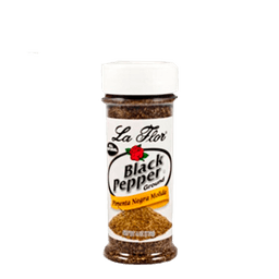 La Flor - BLACK PEPPER GROUND ECONOMY SIZE 4 oz - Home & Kitchen