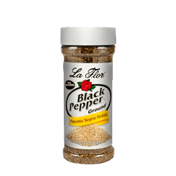 La Flor - BLACK PEPPER GROUND LARGE SIZE 7 oz - Home & Kitchen