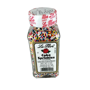 CAKE SPRINKLES MEDIUM SIZE 4 oz