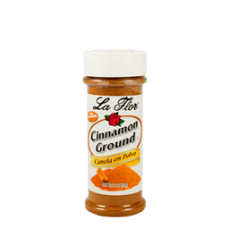 La Flor - CINNAMON GROUND ECONOMY SIZE 3 oz - Home & Kitchen