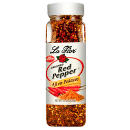 La Flor - CRUSHED RED PEPPER CONV.SIZE 10 oz - Home & Kitchen