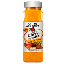 La Flor - CURRY POWDER CONV.SIZE 16 oz - Home & Kitchen