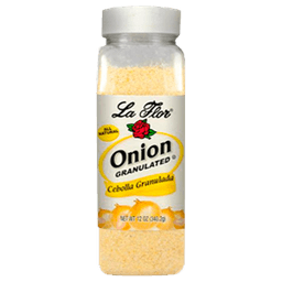 La Flor - GRANULATED ONION CONV.SIZE 12 oz - Home & Kitchen