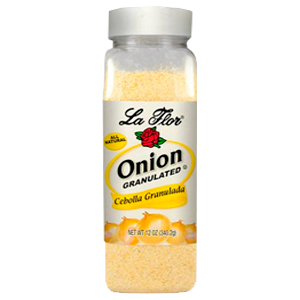 GRANULATED ONION CONV.SIZE 12 oz