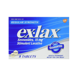 Ex Lax - REGULAR LAXATIVE PILLS  8 ct - Medicine