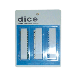 CLASSIC CLEAR DICE 48 pk - Tape/office/games