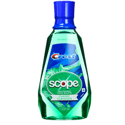 Crest - SCOPE MOUTHWASH CLASSIC 33.8 oz - Oral Care