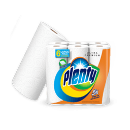 Plenty - PAPER TOWEL 52-2PLY SHEETS/ROLL  PK/15 - Home & Kitchen