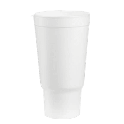 FOAM CUP  W/LID 10 oz  48/8 ct - Home & Kitchen