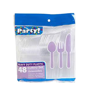 WHITE PLASTIC FORKS 48/51 ct