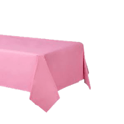 Party World - PINK  54"X108" RECTANGULAR PLASTIC TABLE COVER - Home & Kitchen