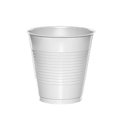 WHITE PLASTIC CUPS 16oz  36/15 ct - Home & Kitchen