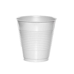 WHITE PLASTIC CUPS 16oz  36/15 ct