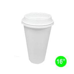 PAPER HOT CUP W/LID 16 oz  36/6 ct - Home & Kitchen