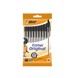 Bic - PEN BLACK 12ct - Tape/office/games