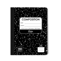 COMPOSITION BOOK 150 sheets - Tape/office/games