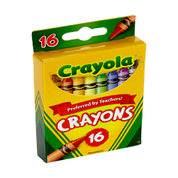 Crayola - CRAYONS #16  8 pk - Tape/office/games