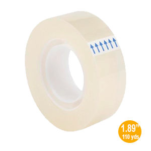 CLEAR SEALING TAPE 1".89x110 yds