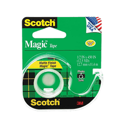 3m Scotch - MAGIC TAPE 1/2X 450" - Tape/office/games