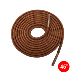 SHOE LACES 45" BROWN