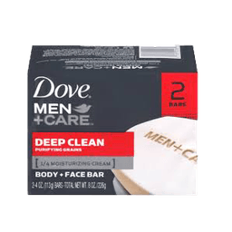 Dove - MEN + CARE BAR SOAP DEEP CLEAN 24/ 2 pk 4 oz - Body Care