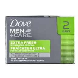 Dove - MEN + CARE BAR SOAP EXTRA FRESH 24/2 pk 4 oz - Body Care