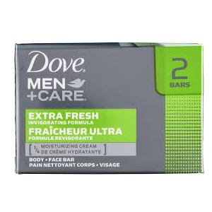 MEN + CARE BAR SOAP EXTRA FRESH 24/2 pk 4 oz